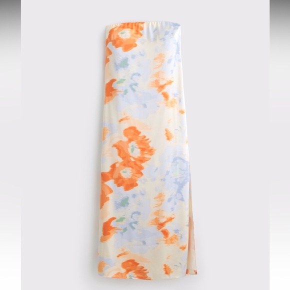 Abercrombie and Fitch Julia Strapless Slip Maxi Dress - Picture 7 of 10